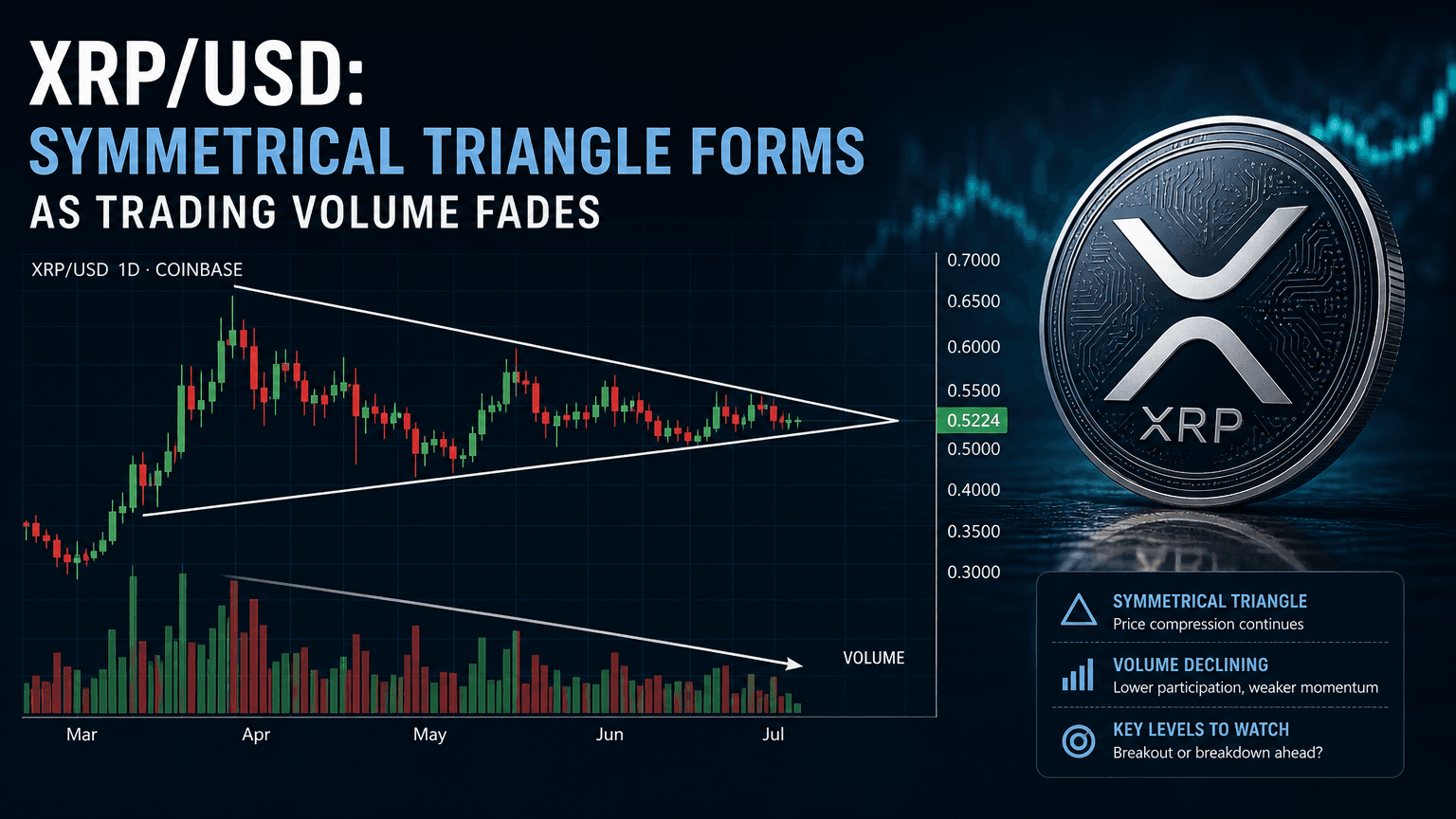 xrp-usd-symmetrical-triangle-forms-as-trading-volume-fades-actionforex