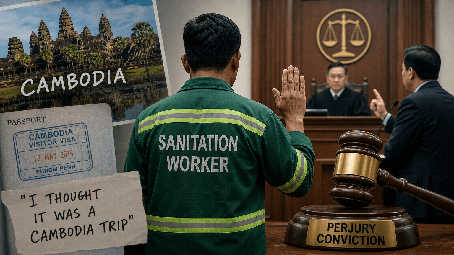 i-thought-it-was-a-cambodia-trip-sanitation-workers-court-lie-brings-perjury-conviction